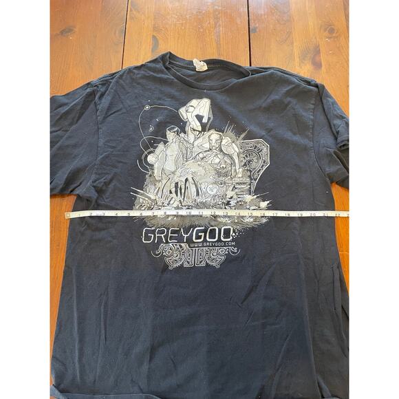 Delta Pro Weight Grey Goo T Shirt, 100% Pre-Shrunk Cotton, Size XL - Picture 4 of 10